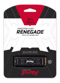 M.2 Kingston RENEGADE 2280 2TB PCIe 4.0 NVMe Leitura: 7300 MB/s e Gravao: 7000 MB/s