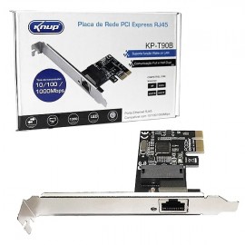 Placa de Rede Pci-e 10/100/1000 KP-T90B Knup