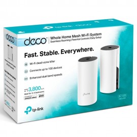 Roteador Tp-Link Mesh Deco M4 AC1200 Gigabit Dual Band 2 Portas - Deco M4 (2-pack)(BR)