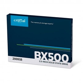 SSD Crucial BX500 2TB SATA Leitura 540MB/s Gravao 500MB/s