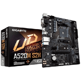 Placa Me Gigabyte A520M S2H AMD AM4 M-ATX DDR4